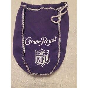 Crown Royal NFL Bag Only. Limited Edition. 9 in. Bottle Holder EUC